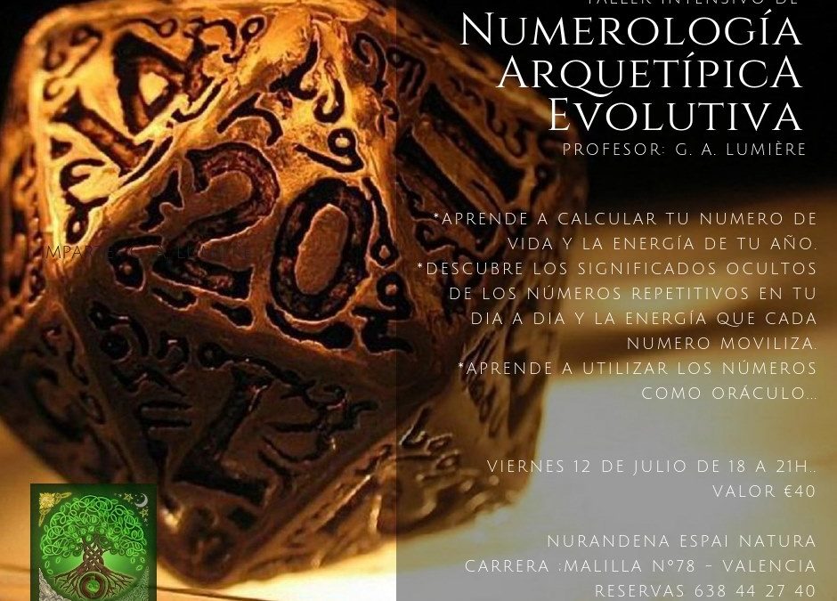 12 julio – Numerología Arqurtipica y Evolutiva
