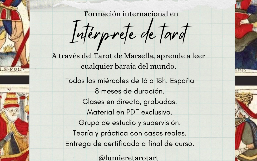 Formación Internacional: Intérprete de Tarot 2021/2022